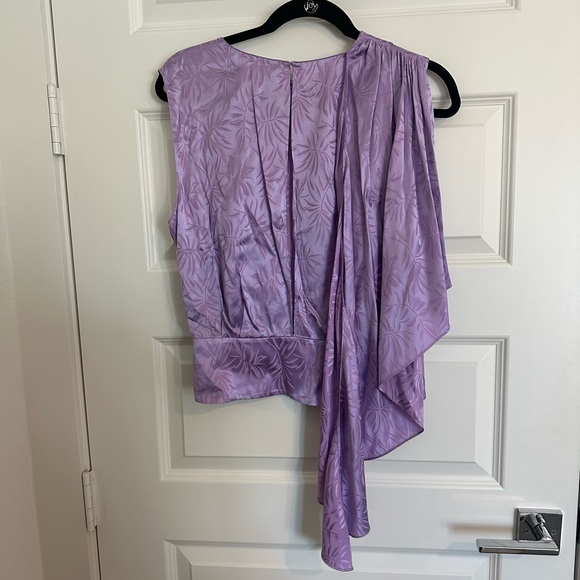 NWT Ronny Kobo Patricia Silk-Blend Top - Picture 6 of 8